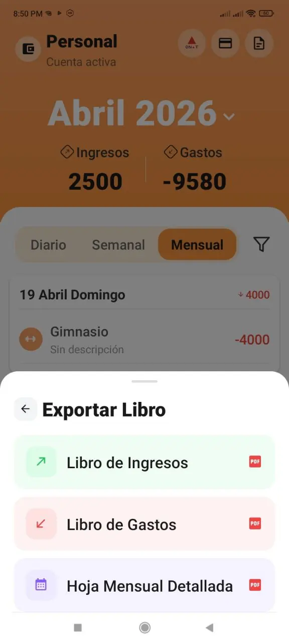 Exportar Libros