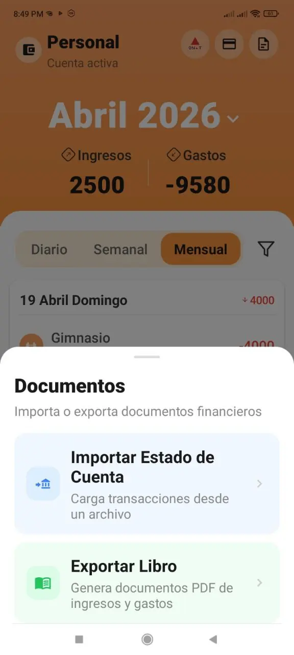 Estado de Cuenta